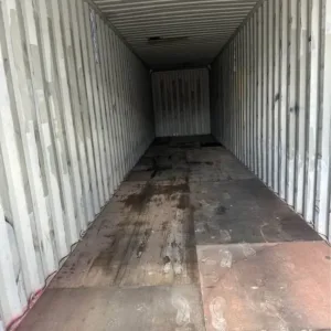 Extra-long 45ft shipping container for equipment, inventory, and logistics operations