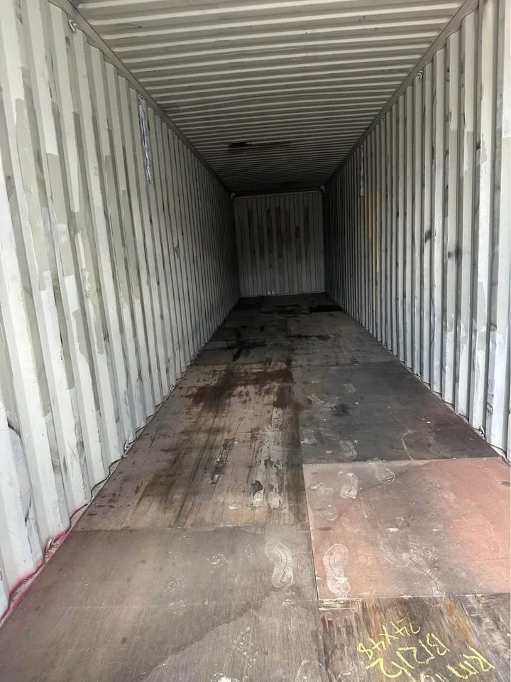 Extra-long 45ft shipping container for equipment, inventory, and logistics operations