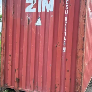 High cube 45ft storage container with marine plywood flooring and extra interior height
