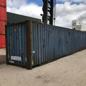 Heavy-duty 45ft corten steel shipping container with high-capacity interior space
