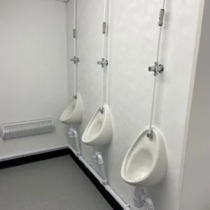 24ft x 9ft modular toilet cabin for construction sites and events
