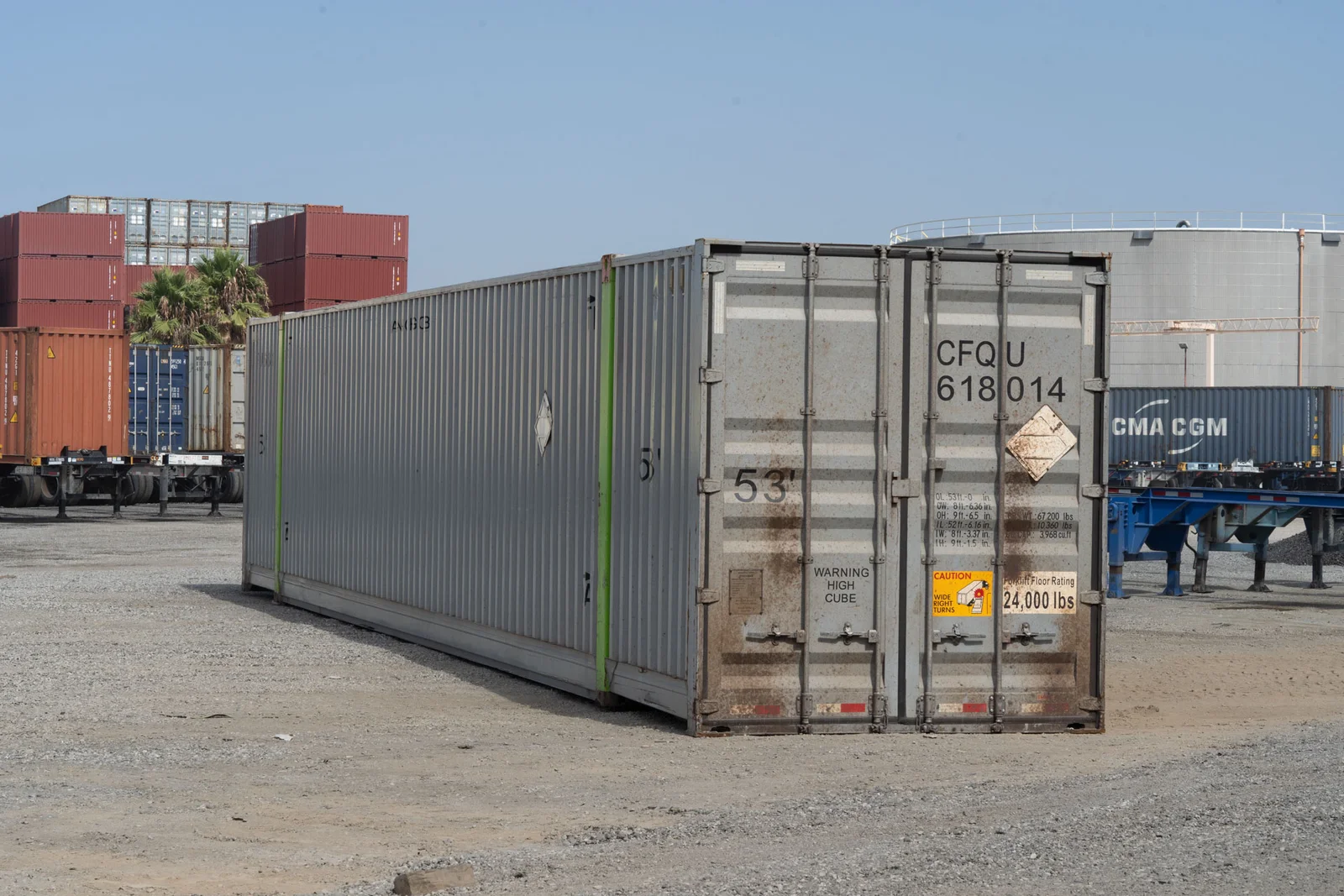 53-Foot High Cube Shipping Container – Cargo-Worthy