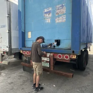 High cube 53ft shipping container for equipment and inventory storage