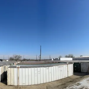53ft high cube galvanized aluminum shipping container for freight and warehouse storage