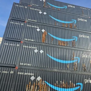 Multi-trip 53ft shipping container with durable COR-TEN steel construction