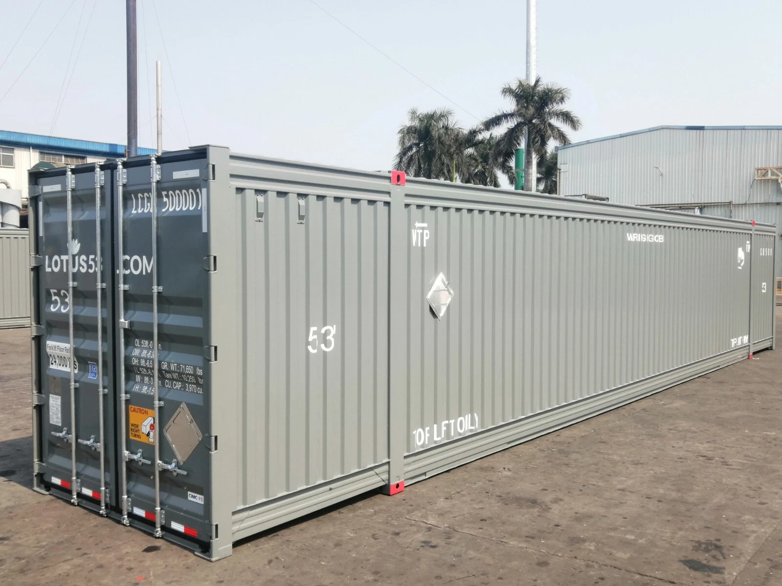 53ft High Cube Shipping Container – One-Trip