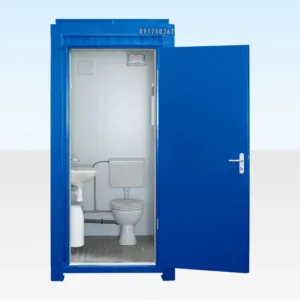 5Ft x 4Ft Single Mains Toilet – Blue Portable Toilet Unit