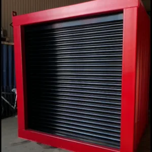 6ft Bespoke Roller Shuttered Shipping Container | Motorized Coiling Door