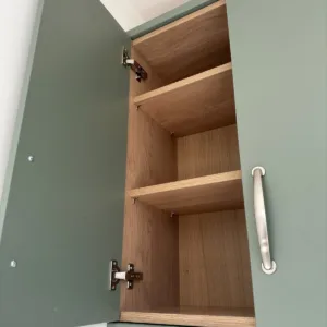 Portable office cabin with integrated kitchenette and restroom facilities