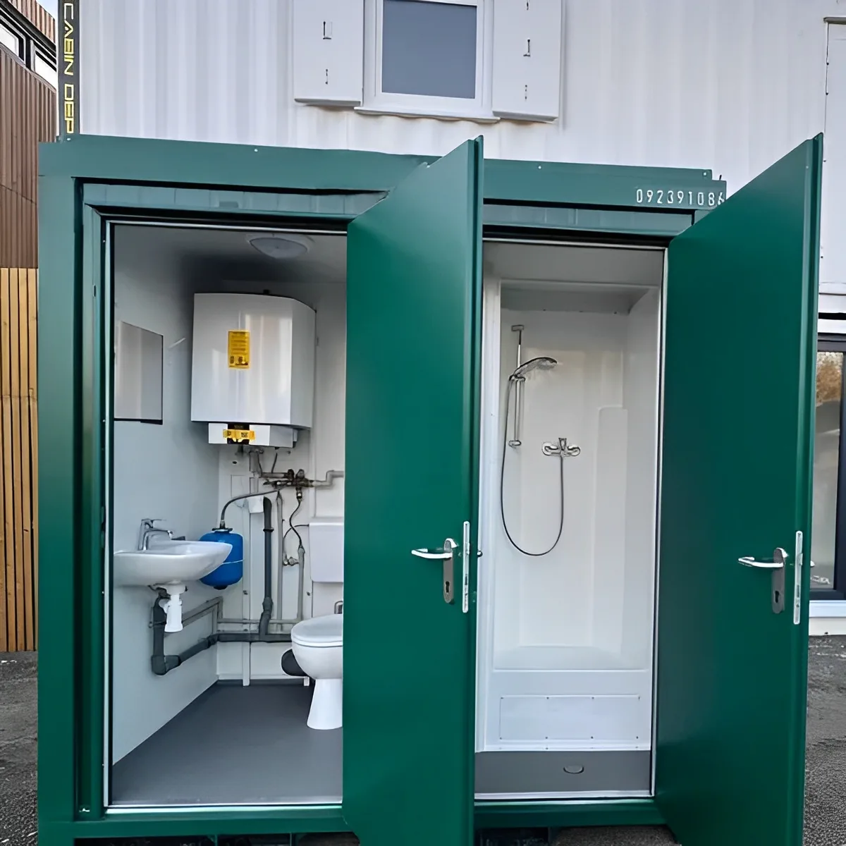 8Ft x 5Ft Mains Toilet & Shower Cabin for Sale