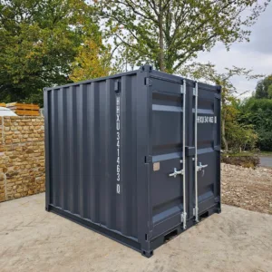 8ft shipping container site safe lock up box for secure tool storage