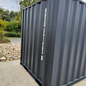Small shipping container for garden storage and workshop applications