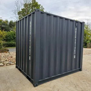Weatherproof 8ft storage container for equipment and materials