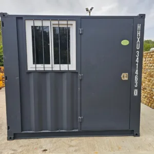 8ft cargo container with reinforced doors and weatherproof protection