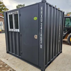 Compact storage container for agricultural tools and maintenance equipment