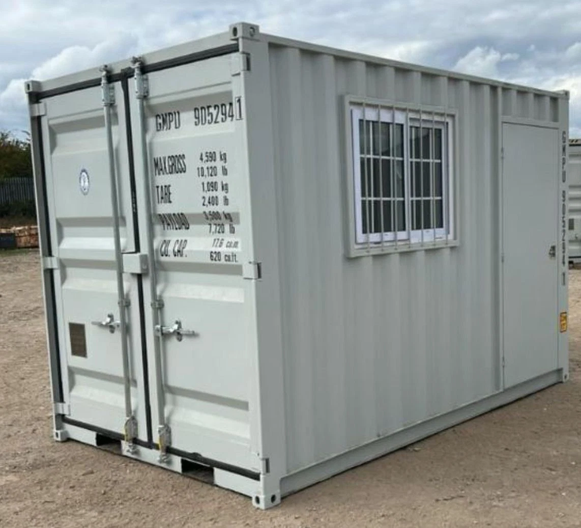 9ft Container Office With Window and Side Door