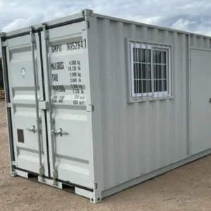 9ft Container Office with Window and Side Door