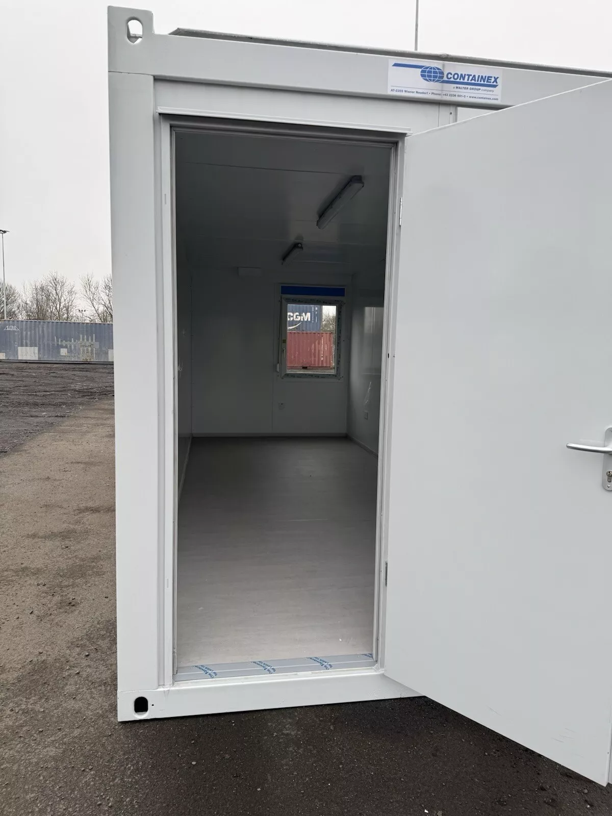 20ft container office designed for project management and workspace use