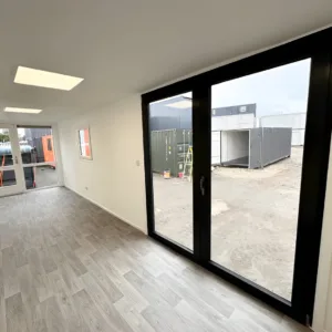 Refurbished 40ft container office for construction sites and business operations