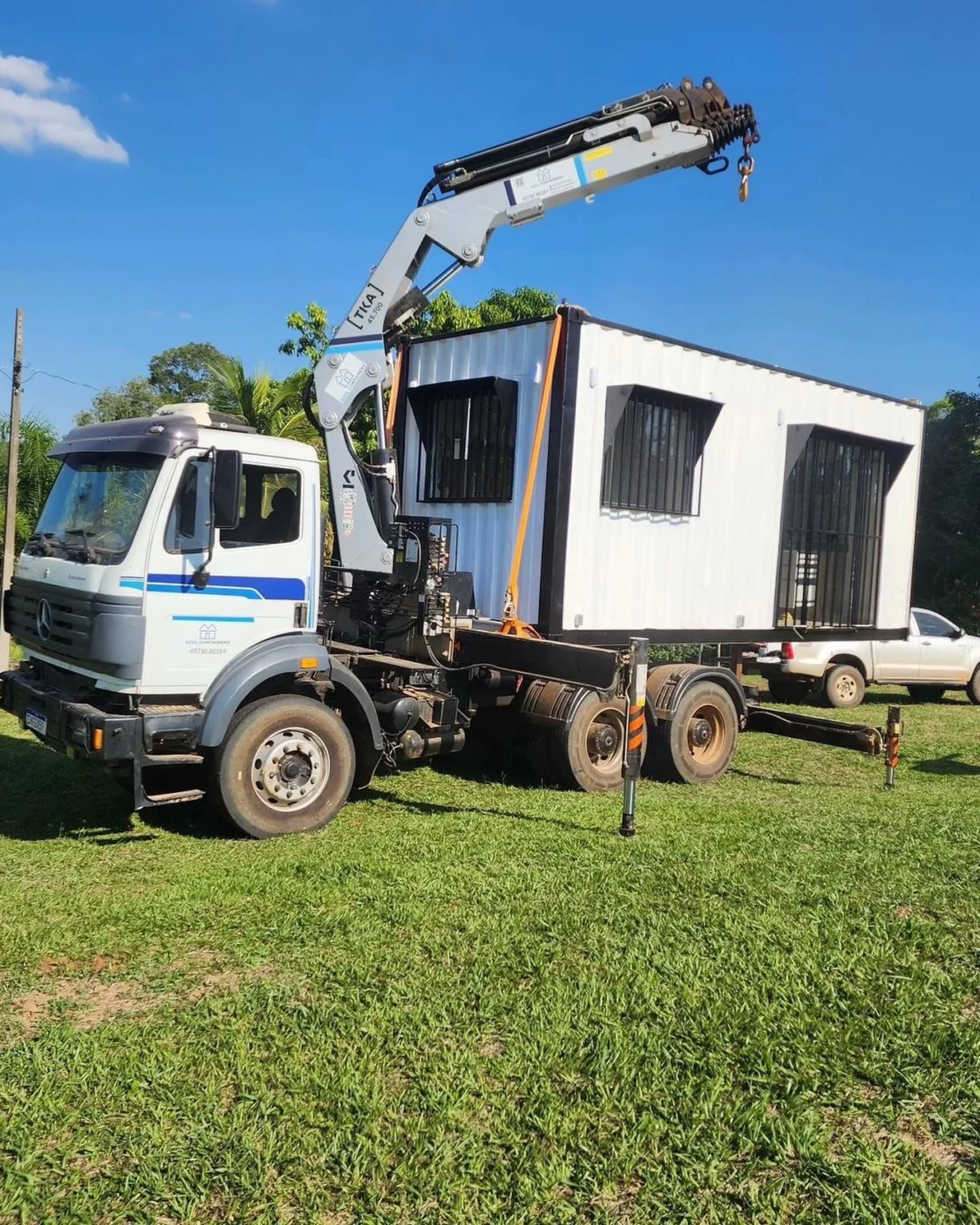 Compact 20ft container home for Airbnb rentals and remote retreats