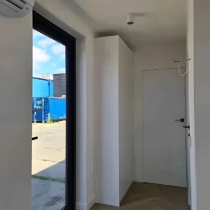 Fully equipped 40ft container house with plumbing and electrical installation