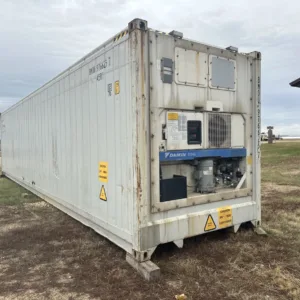 Commercial 40ft refrigerated shipping container for food and pharmaceutical storage