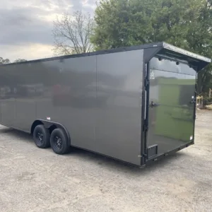 Heavy-duty Fast Cargo trailer with ramp door and tandem torsion axles