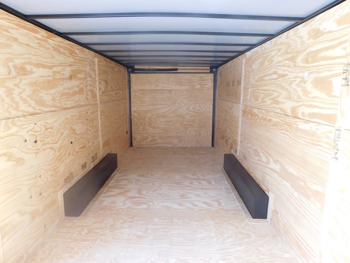 8.5x28 enclosed cargo trailer for side-by-side and vehicle transport