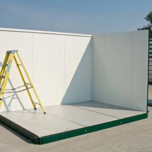 Modular flat pack office unit for construction sites and commercial projects