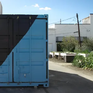 Fully equipped 20ft shipping container home with modern interior design