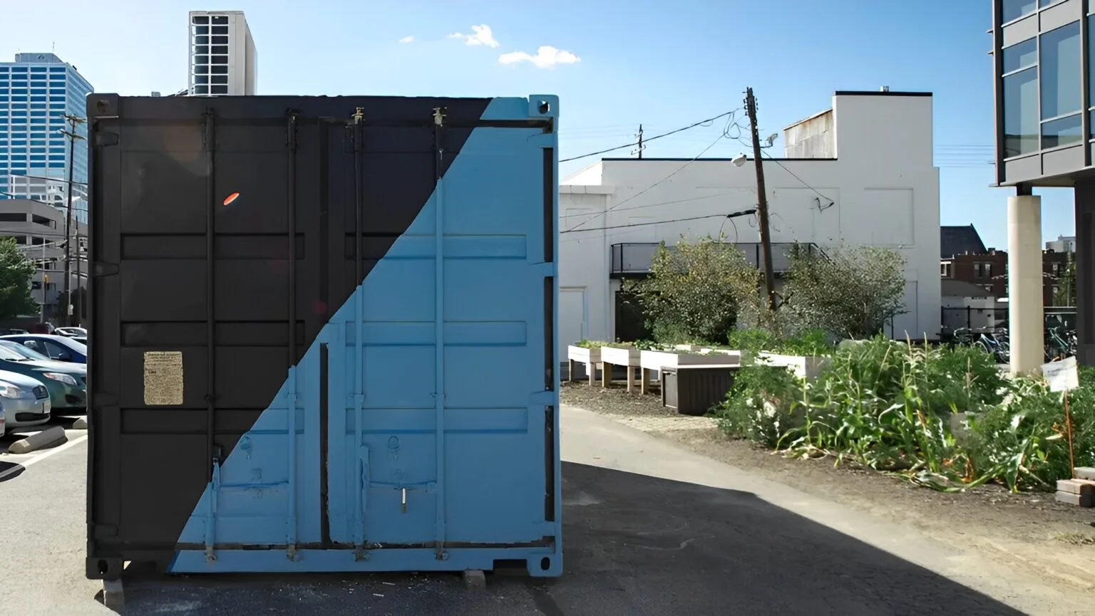 Fully equipped 20ft shipping container home with modern interior design