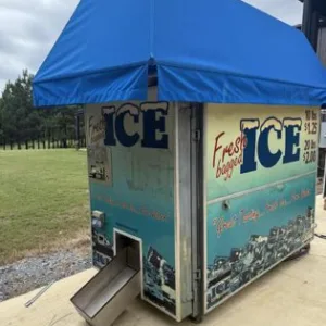 Kooler Ice K810 ice vending machine with integrated Scotsman ice maker