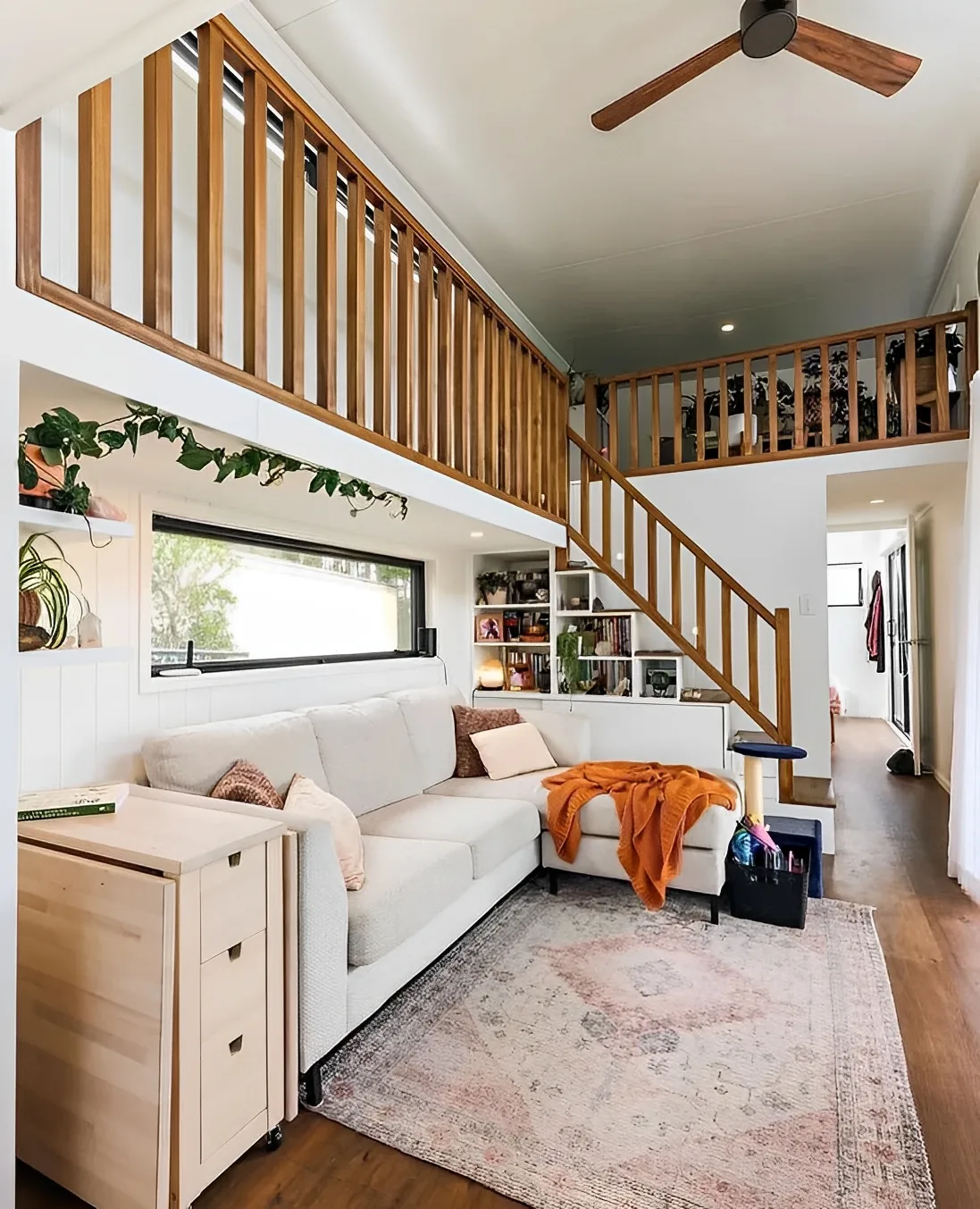 Contemporary prefab container house for residential living and guest accommodation