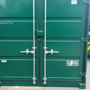10ft corten steel storage container for tools, equipment, and business inventory