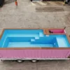 Pink 20 Ft Container Pool for Sale