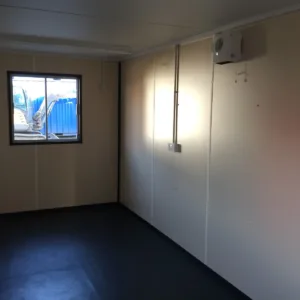 20ft x 8ft portable office site cabin with insulated steel construction