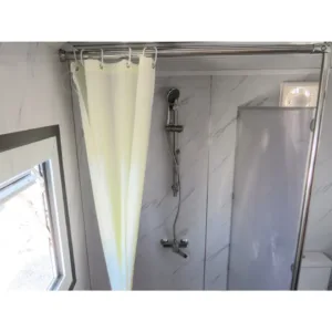 Self-contained mobile restroom unit for construction and industrial projects