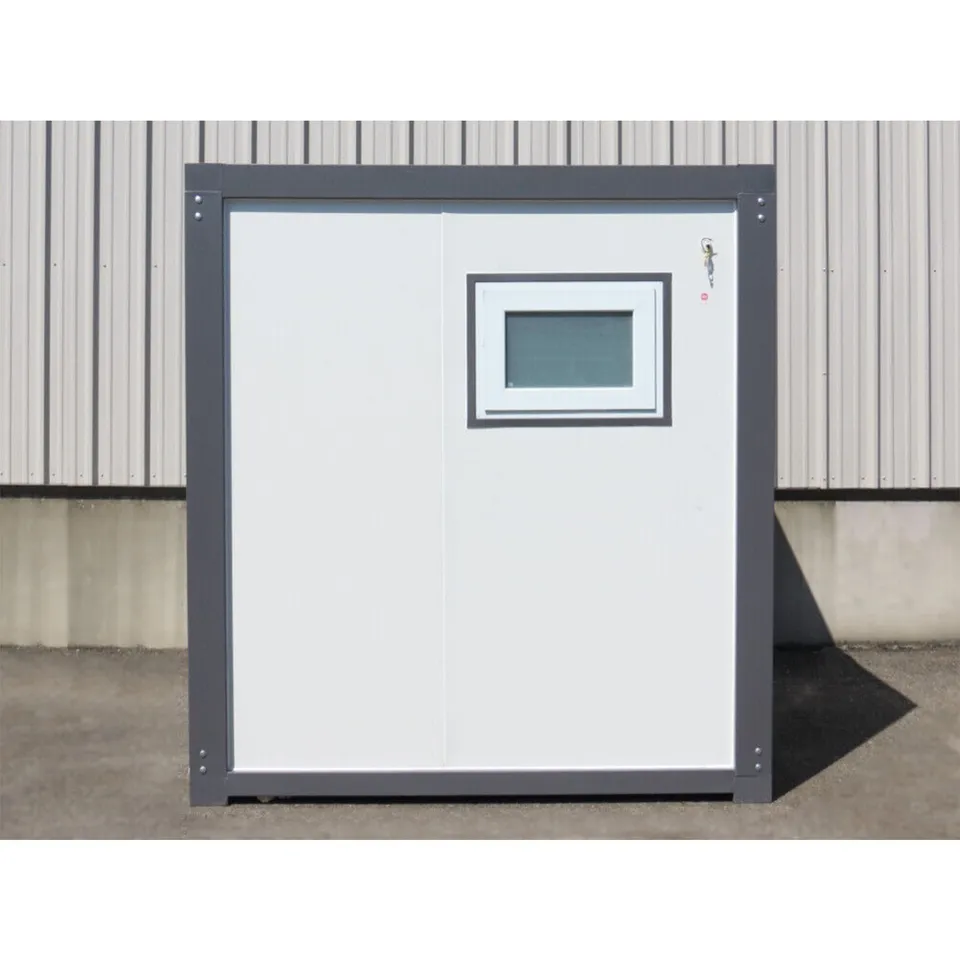Portable toilet and shower cabin for outdoor events and festivals