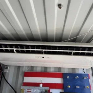 Refrigerated 20ft Conex shipping container with insulated interior
