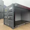 Shipping Container with Electrified Full Roll Up Side Opening