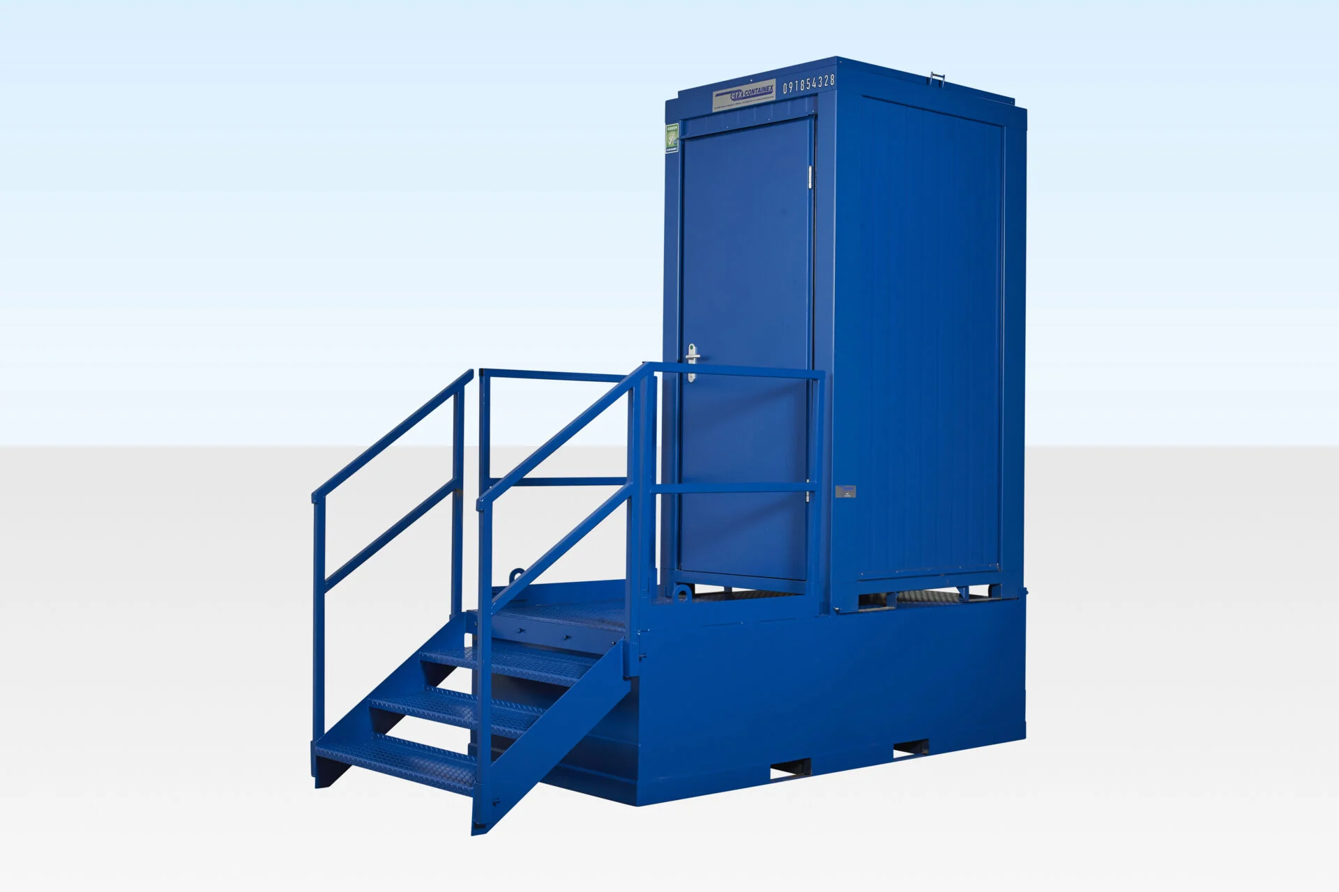 500 gallon single mains toilet waste tank with heavy-duty steel construction