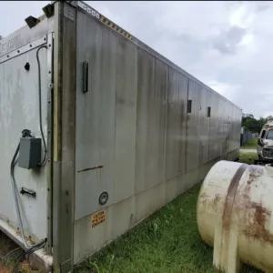 40ft insulated steel shipping container for storage and workspace conversion