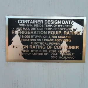 Weather-resistant 40ft insulated container with pre-installed electrical system