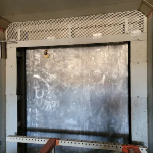 Secure 40ft shipping container with insulated walls and steel construction