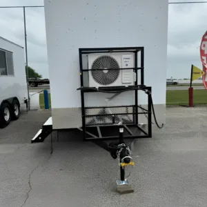 Upscale 2 station portable restroom trailer with private restroom compartments