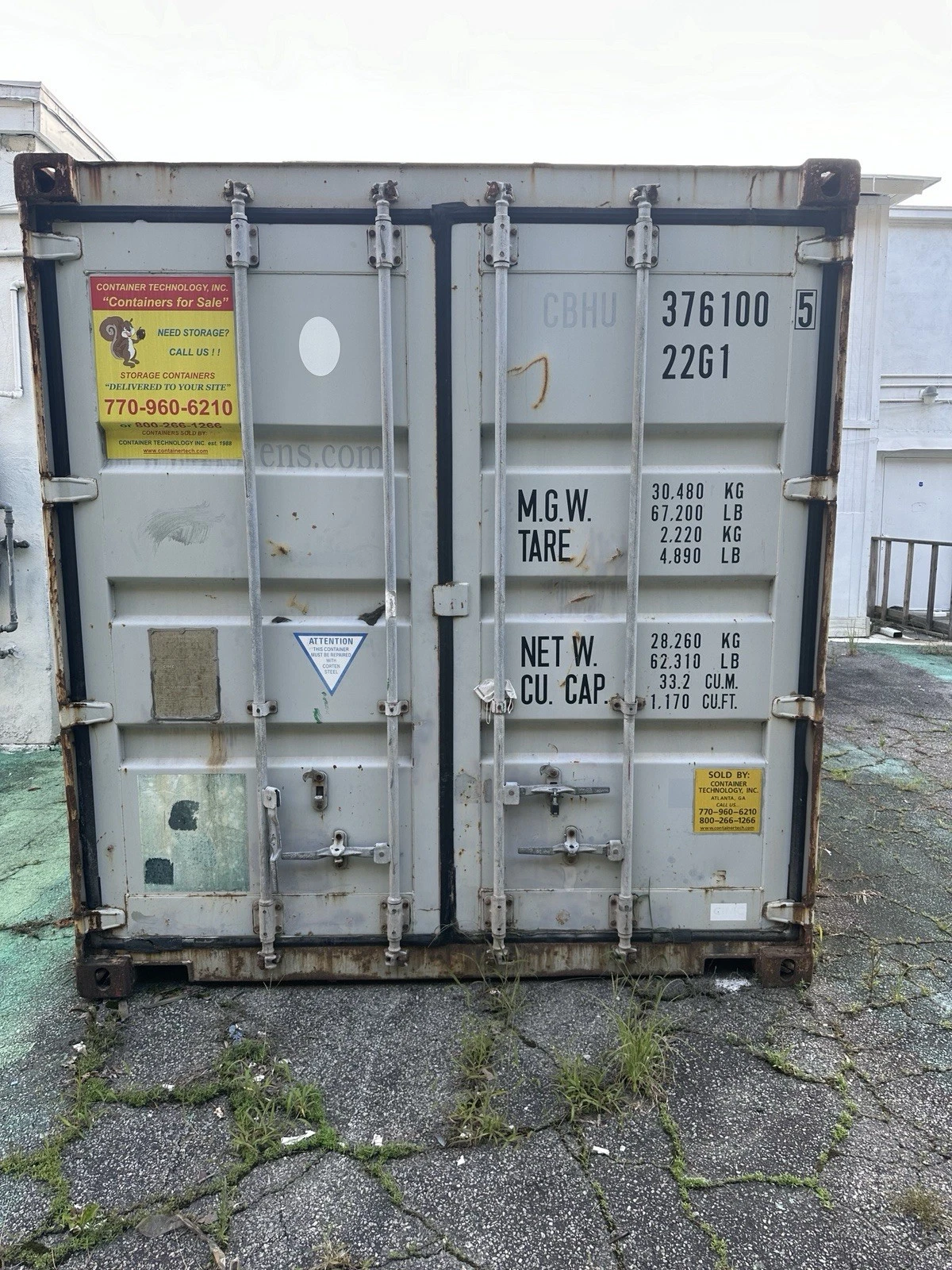 Used 20ft Storage Shipping Container for Sale
