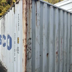 Wind and watertight 20ft shipping container with double cargo doors