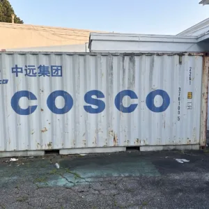 Durable 20ft steel storage container for commercial and industrial use