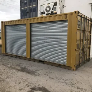 20ft corten steel container with dual side access roll-up doors